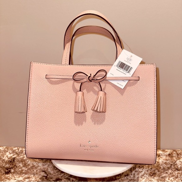 Kate Spade - Hayes Street Small Satchel, Roseycheeks color, NWT - Picture 4 of 10